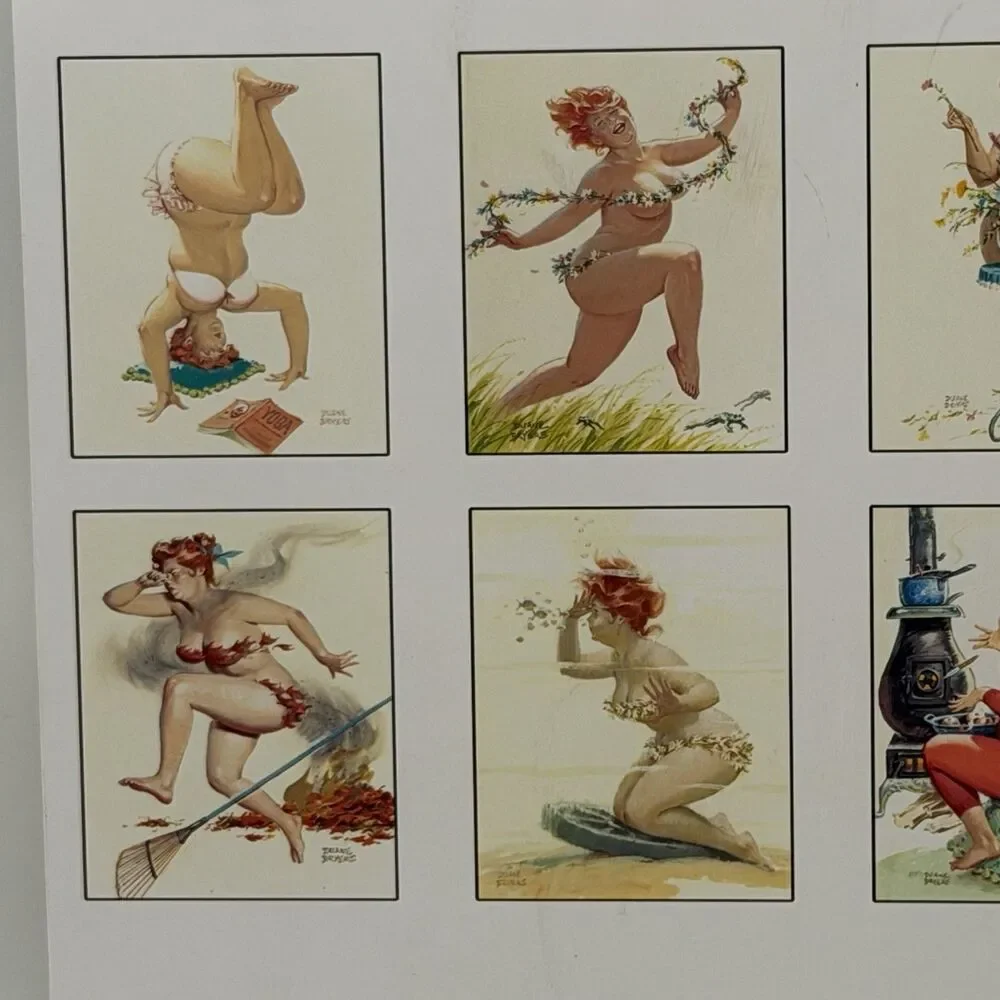 Hilde Pinup Girl Duane Bryers 12 Month 2018 Calendar Vintage Style Plus Size